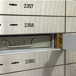 safe deposit box